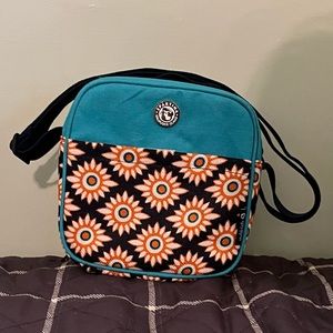 Blue and Flower Lunch Box